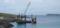 Big machine, small island